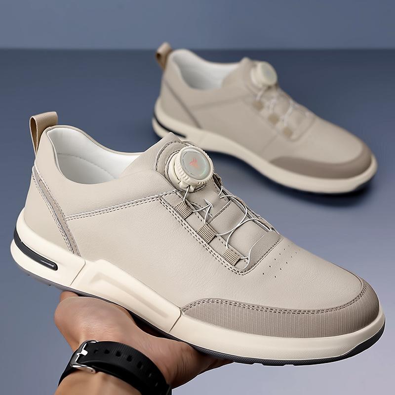 2025 Spring and Autumn New Men's Casual Driving Shoes Soft Sole Fashion Foot Versatile Leather Shoes