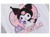 Girls' 2024 Summer JK Style Skirt Set: Korean Cartoon Top with Pleated Skirt Two-Piece Trendy Outfit
