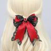 Punk Devil Wing Heart Hair Clip for Women Girl Hair Styling Accessories for Braid 2000s Halloween Party Dressingup Supply