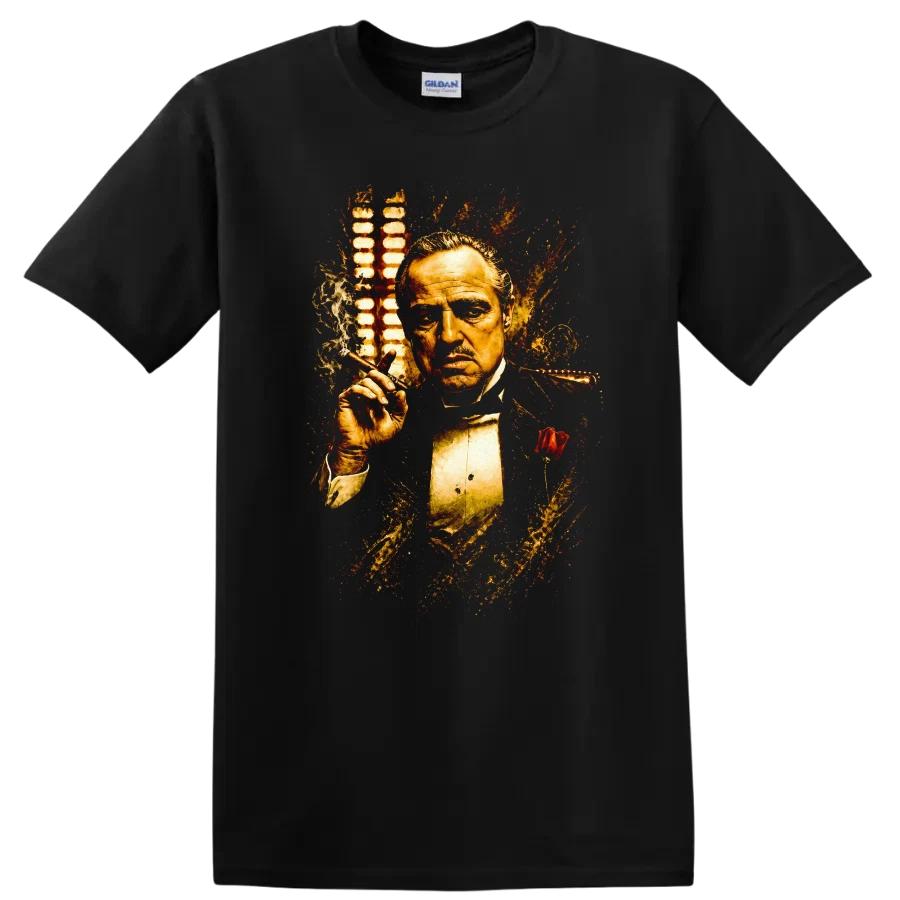 Godfather Inspired T Shirt Vintage Art Design Mafia Classic Film Tee