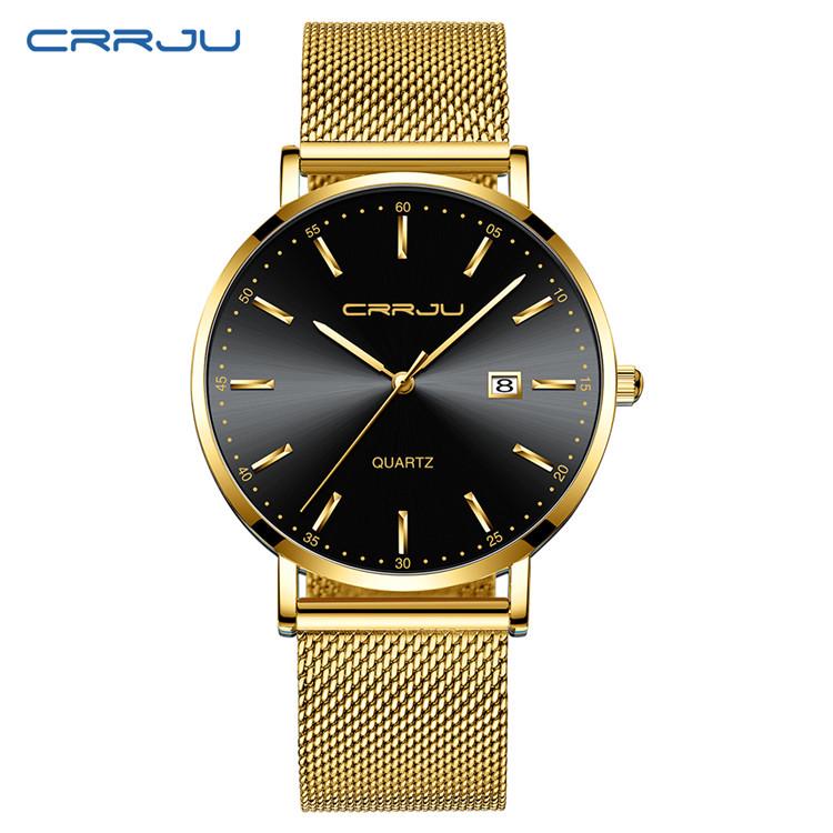CRRJU 2161 Men's Starry Sky Fashion Watch - Simple Business Design