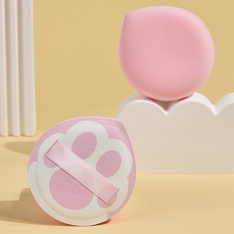 פוף איפור סופר עבה רך בצורת טיפת מים פוף קוסמטי כרית אוויר קונסילר ספוג איפור למייקאפ כלי יופי שימוש כפול רטוב יבש