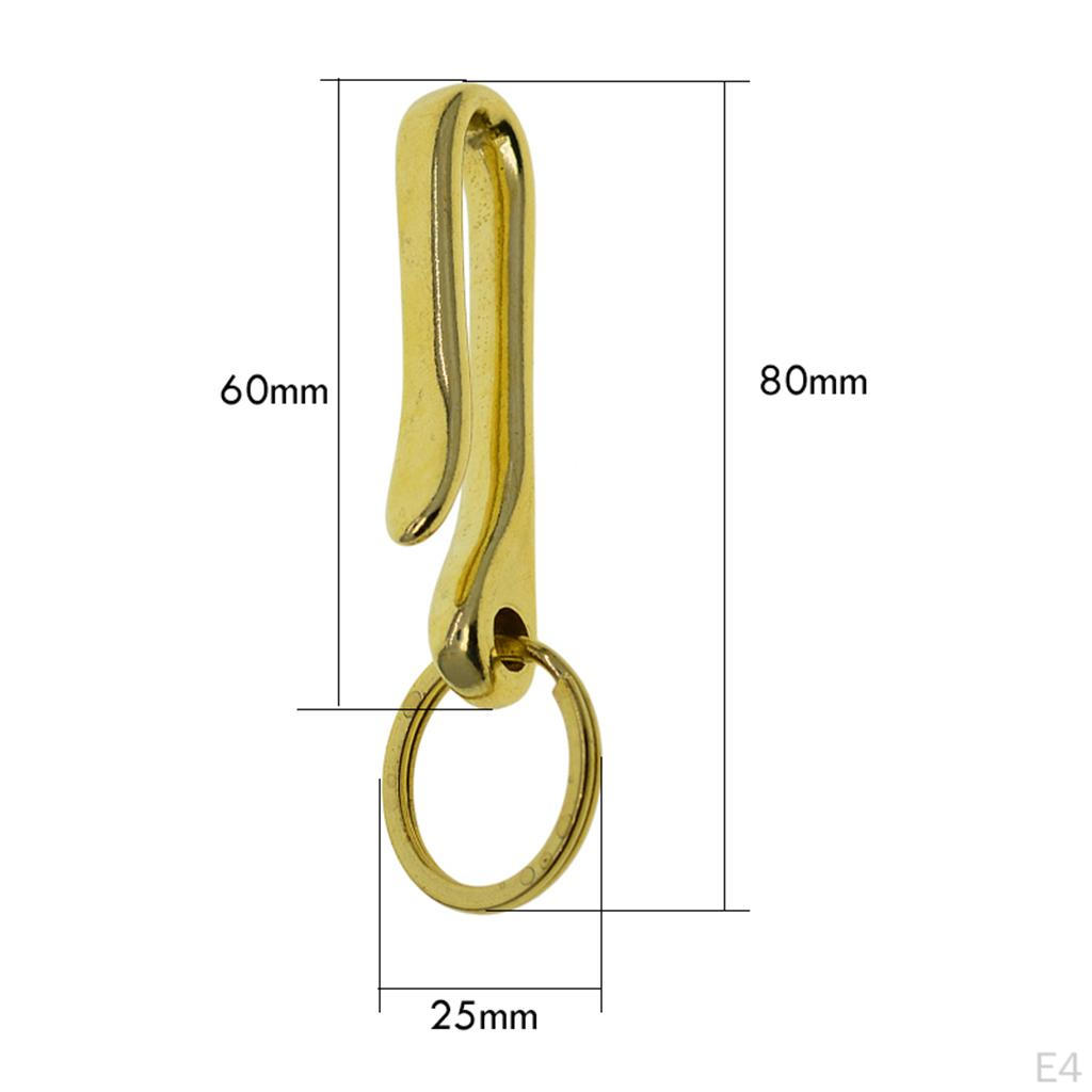 для латунного брелока с карабином для ключей 30 мм/25 мм/ 30mm — фото 5