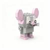 200pcs MOC Linguini Remy Brickheadz Model Building Blocks Construction Toy Christmas Gifts DIY Creative Idea Education Assemble