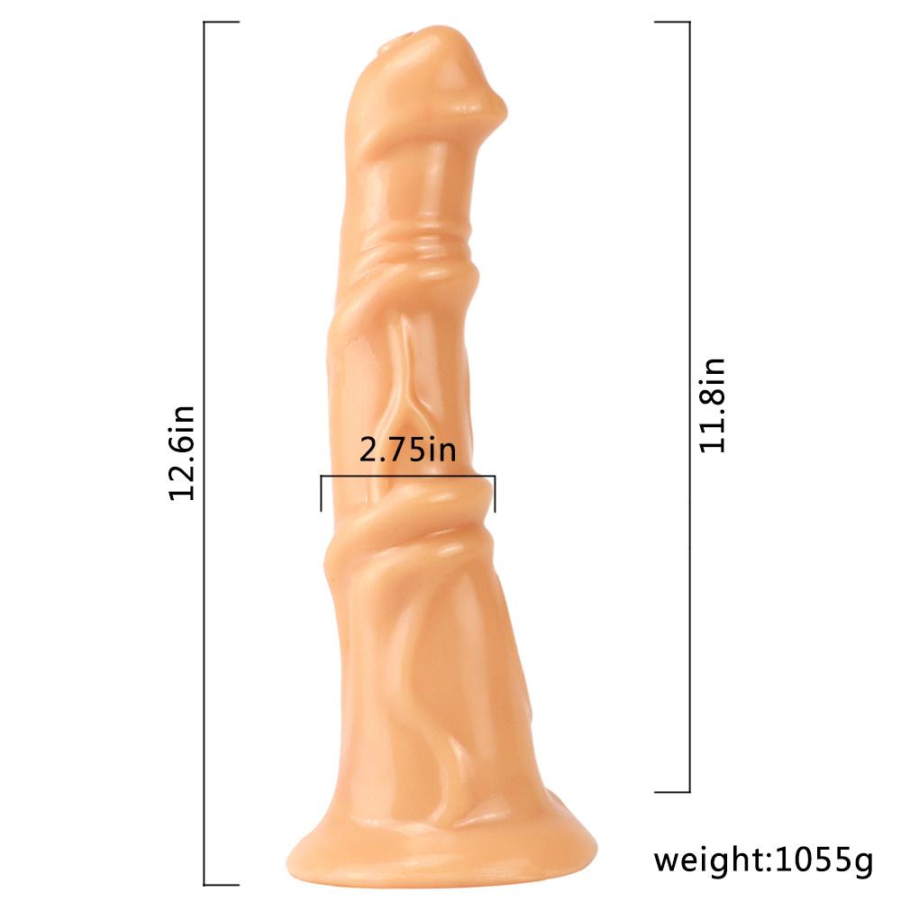 Animal Cal Dildo Lung Realistic Penis Sucker Cock Jucării sexuale anale pentru bărbați, femei, cupluri