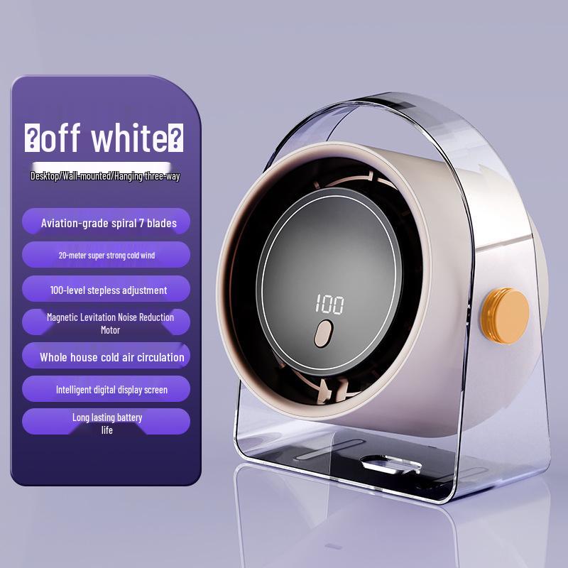 New Multi-Functional USB Rechargeable Air Circulation Desk Fan