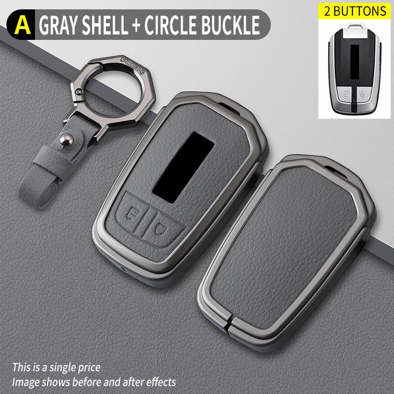 Elephant Grey Car Key Holder for Isuzu Model A