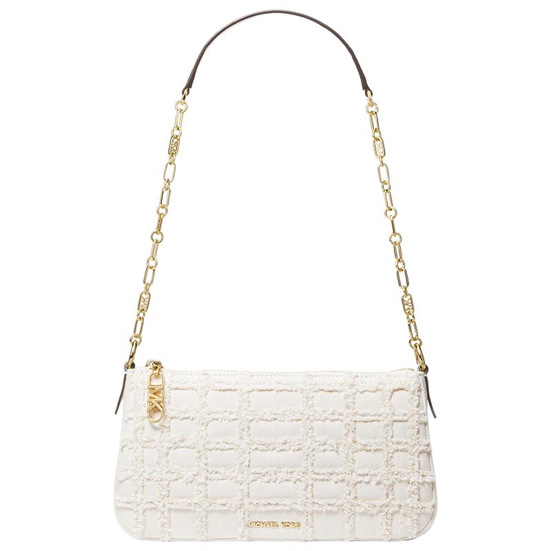 Michael Kors MK Empire Denim Shoulder Bag Medium