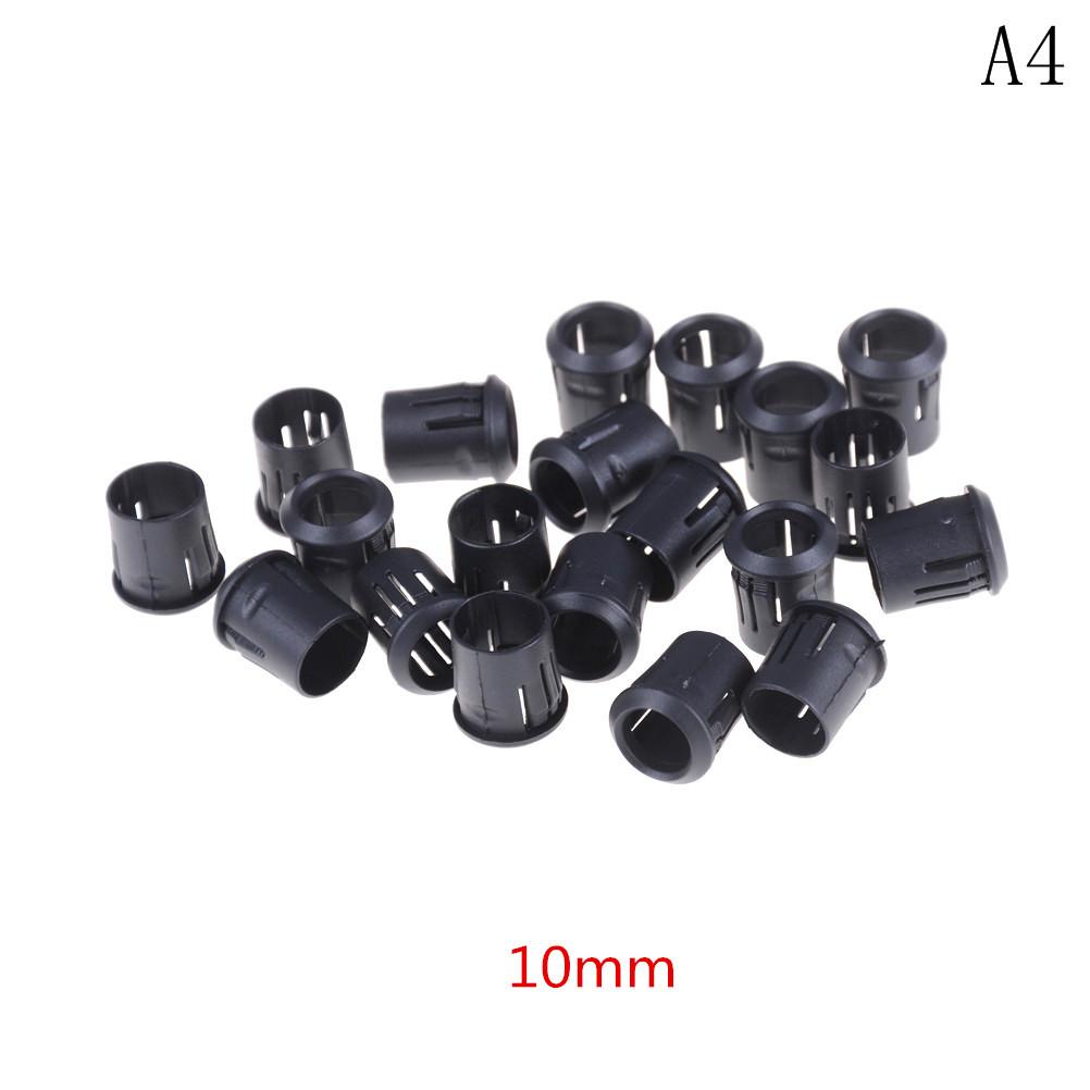 20pcs 3mm/5mm/8mm/10mm Black Plastic Lamp LED Diode Holder Black Clip Bezel Socket Mount
