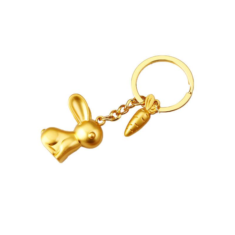 Adorable Premium Zinc Alloy Rabbit Keychain For Stylish Women Perfect Gift Accessory