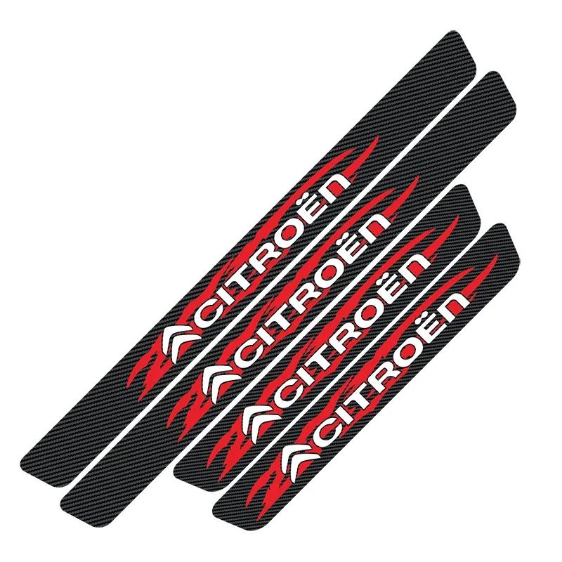 

Car Door Sill Protector Stickers for Citroen C2 C3 C4 C4L DS4 DS5 DS6 Xsara Picasso Aircross Cactus C-Elysee Anti-Scratch Decal