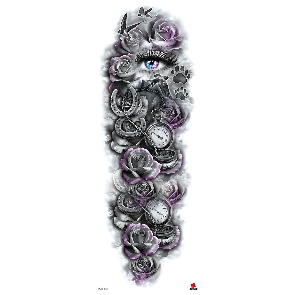 High Quality Temporary Body Arm Sticker Fake Temporary Tattoo Arm