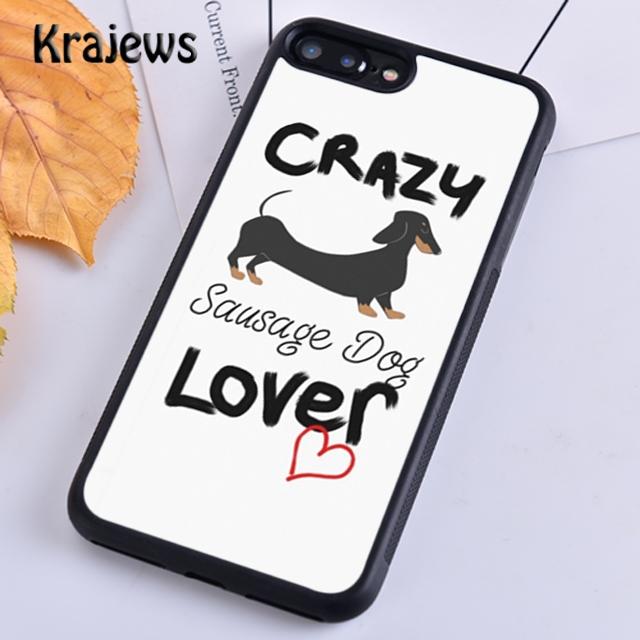 Krajews Dachshund Teckel Dackel Dog Phone Case Cover For iPhone 17 Air 16 15 14 Plus 11 12 13 Pro Max Plus Coque Fundas