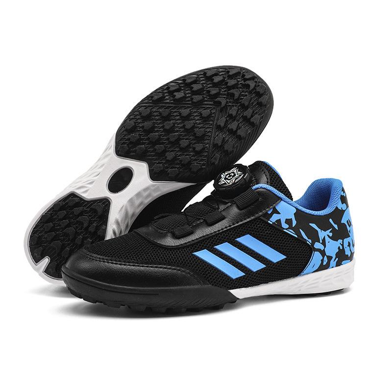 2025 new children's football shoes Velcro boys student game training shoes girls broken nail football shoes