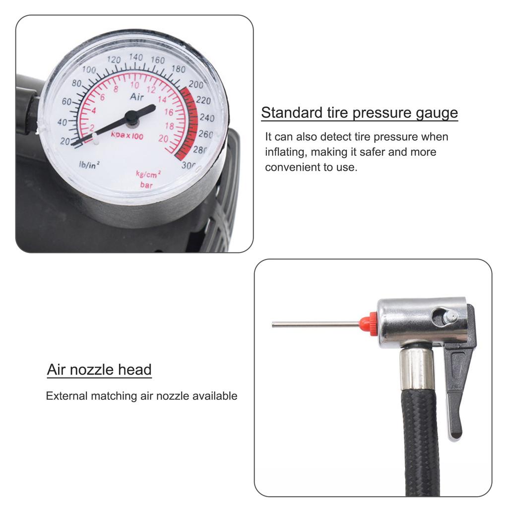 New Portable  300psi 12v Car Inflator Pump Car  Electric Tyre Pump for Emergency Needs Car Tyre Inflating