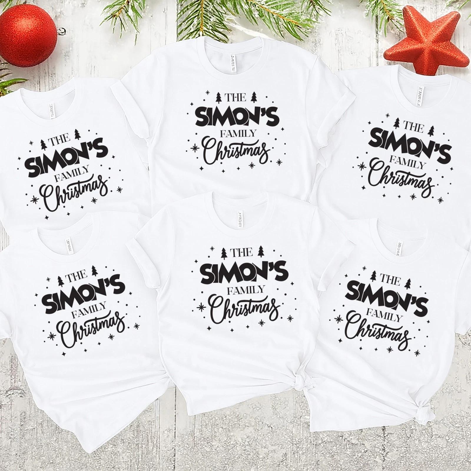 2025 Christmas unisex ,Night before Christmas Family,Simon Family Christmas (CH) L