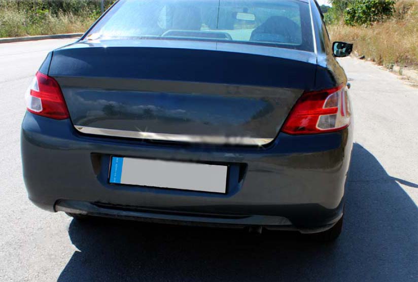 

Накладки на край багажника (нерж.) OmsaLine - Італійська нержавіюча сталь для Peugeot 301