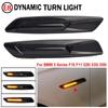 Dynamic Amber LED Side Marker Lights Turn Signal Lamp Blinker For BMW 5-Series F10 F11 528i 528iX 535i 535iX 550i 550iX Hybrid 5