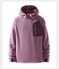 Unisex Bataan Wave Half-Zip Fleece Sweatshirt: Outdoor Warm Long Sleeve Top