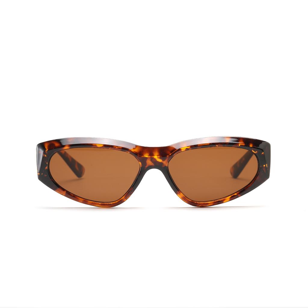 Glasses 95115 Autumn Cat Eyes Tortoiseshell Frame Jelly Pilot Sunglasses, Sunglasses