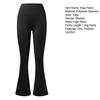 Flared Leggings for Women No Front Seam High Waisted Bootcut Yoga Pants Tummy Control Bell Bottom Workout Pants