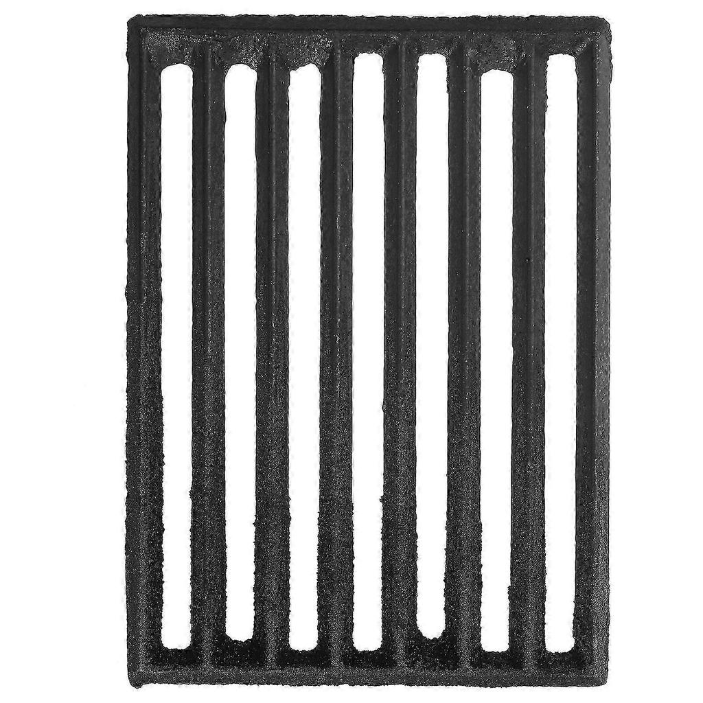Fire Grate Metal Firewood Stove Channel Grate Thickened Fireplace Grate for Wood Burning Stove Insert