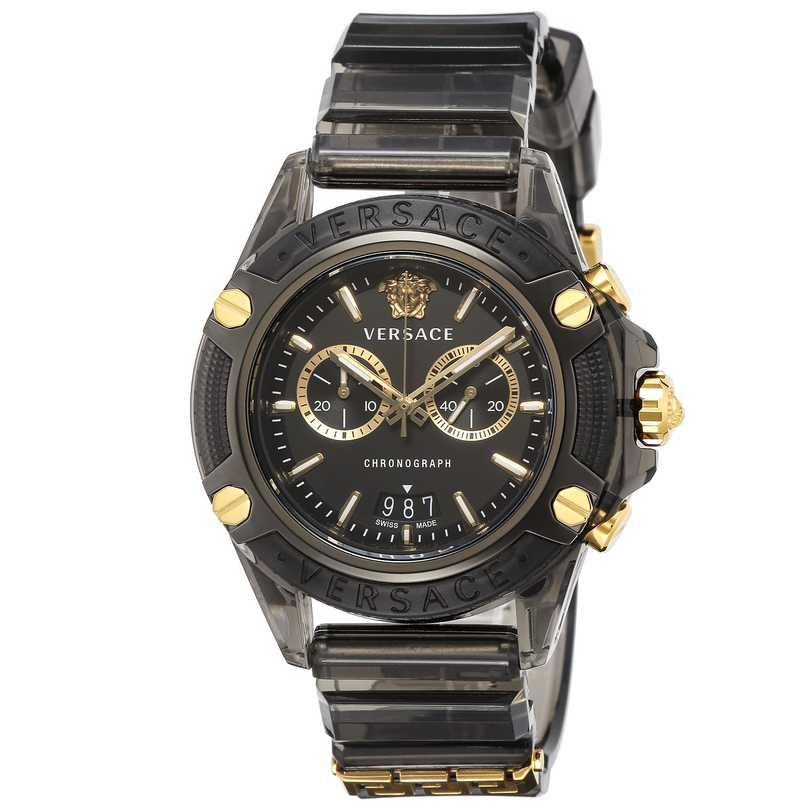 

Watch ICON ACTIVE VEZ700421 Black [Versace] Men s [Item]
