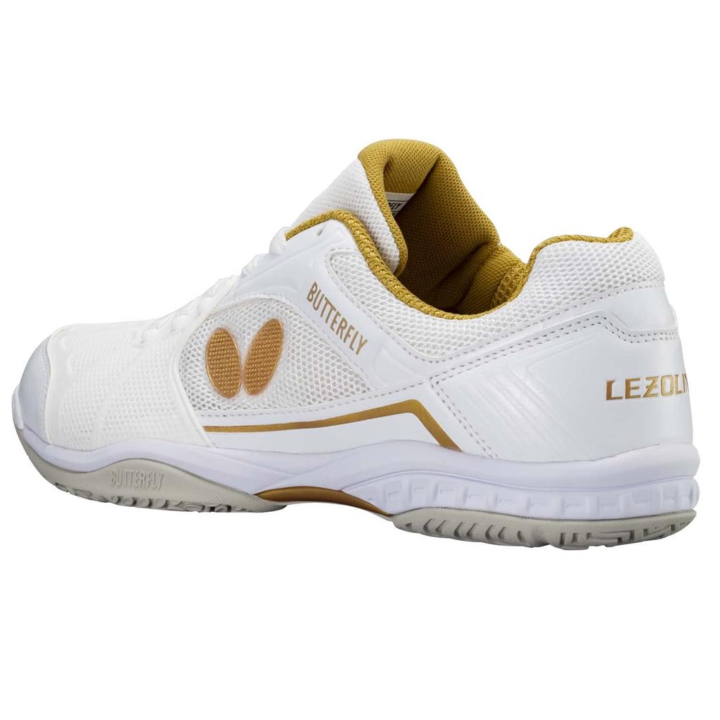 Butterfly Resoline Refornes Table Tennis Shoes 93620 Size Cm White/Gold, 27.5