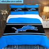 Lions Team 3pcs Bedding Set,Including 1pc Duvet Cover And 2pcs Pillowcases Perfect Gift for Christmas,Ideal for Bedroom, Dormitory