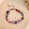 Retro bracelet niche design literary Tibetan silver amethyst butterfly bracelet women's accessories