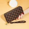 Women's Wallet New Vintage Trendy Printed Large Capacity Clutch Double Zipper Phone Bag