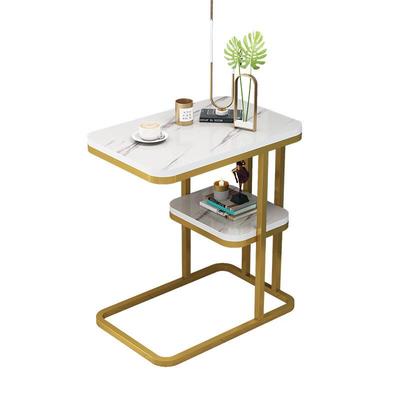 Jinsu Double Layer Round Coffee Bedside Table