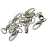 10 Nøkkelbånd Krok Swivel Snap Hummer lås Clips nøkkelring smykker Funn
