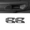 Inner Door Handle Bowl Panel Cover 4* For Ford Ranger -2024 ABS Carbon Fiber