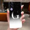 Anti-scratch Phone Case For Vivo V70 FE Jelly Clear TPU Soft Casing Lucky Letter Pink Shiny Starry Sky Pattern Couple Shell
