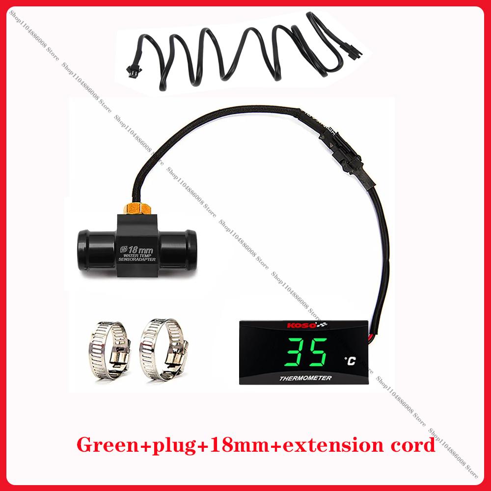 Motorcycle Temperature Measuring Instrument Koso Cylinder Head Temperature Sensor Water Temperature Gauge Oil Tempera Instrument