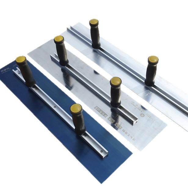 Adjustable Double Handle Blue Steel Putty Scraper and Trowel for Wall Patching and Skimming