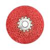 Feilu Red Sisal Polishing Wheel: 4-inch 100*16 Stainless Steel & Iron Cover Angle Grinder Cloth Wheel with Free Shipping
