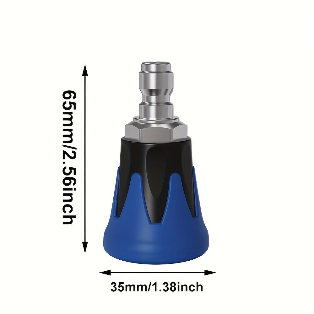 High-Pressure Car Wash Nozzle with Anti-Scratch Soft Silicone Seat and 1/4" Quick Connect Fitting