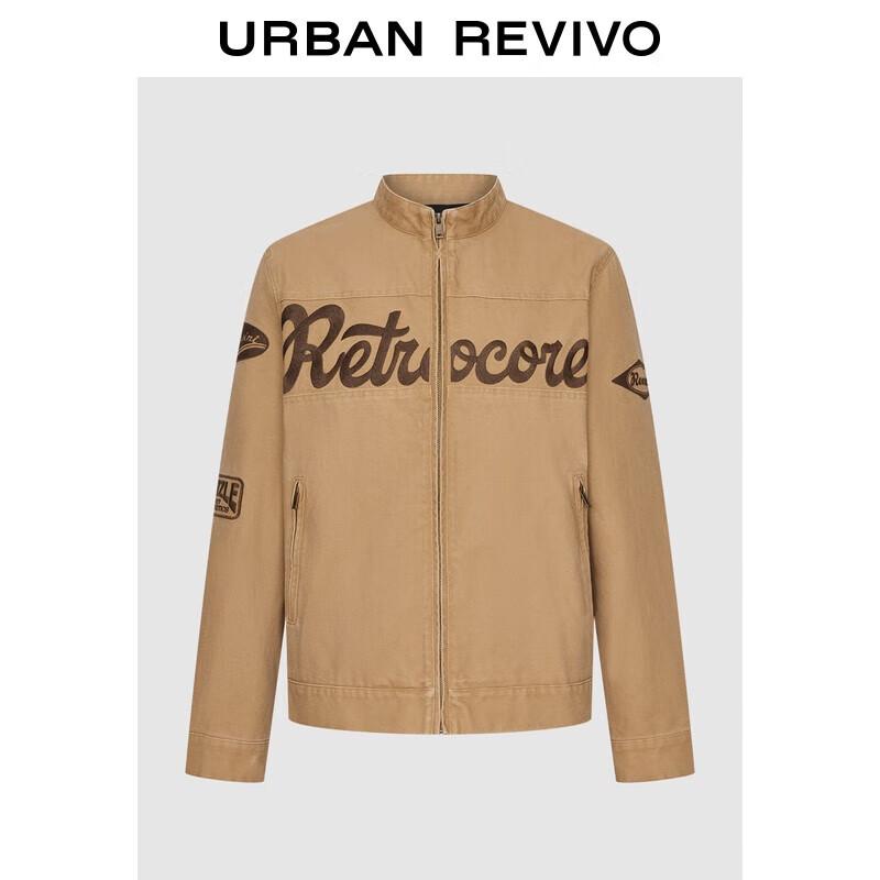 

UR Men s Letter Zipper Jacket M