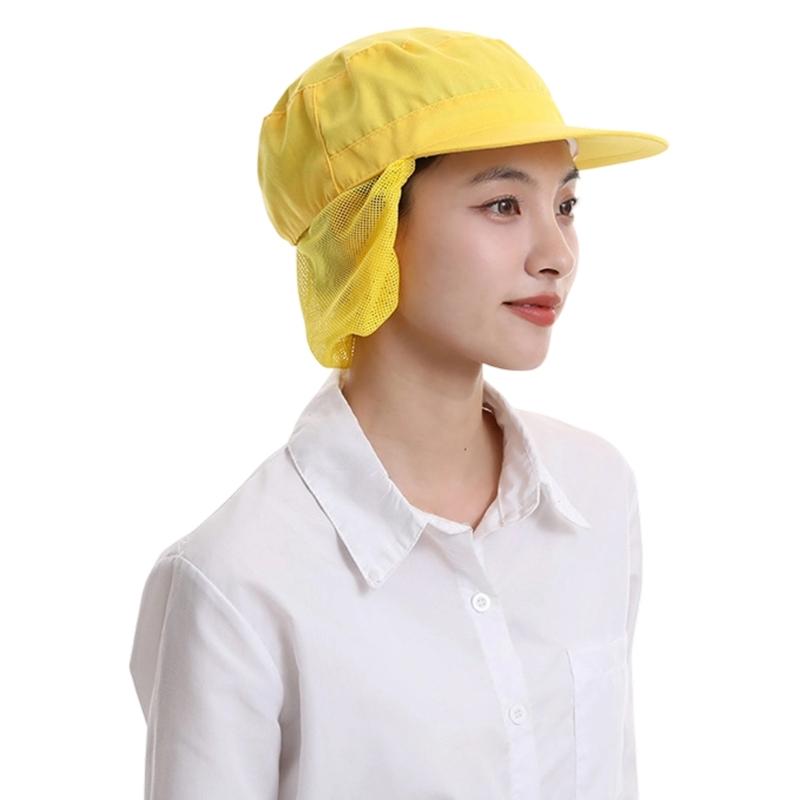 Stylish Kitchen Cap Keep Hair Neat Adjustable Elastic Chefs Hat Working Cap