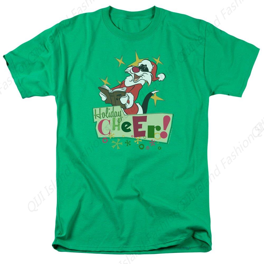 Sylvester The Cat Christmas Looney Tunes TShirt S