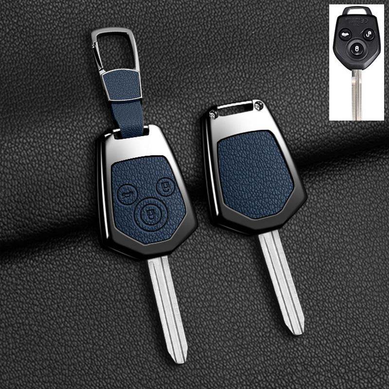 Zinc Alloy Car Key Case Cover For 2008- Subaru Crosstrek Forester Impreza Legacy Outback Tribeca Wrx Sti Crosstrek Ascent