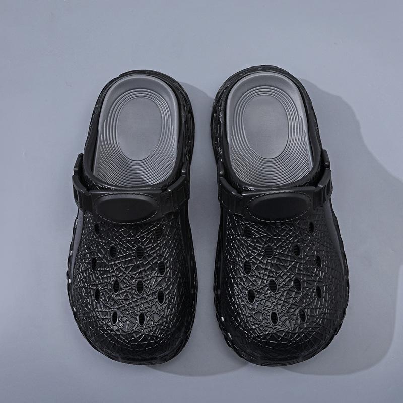 Men s Summer Thick Sole Closed-Toe Casual Beach Sandals