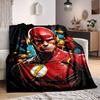 1ks Flash superhrdinská deka Lehká flanelová přehoz na pohovku, postel, cestování, obývací pokoj, kancelář, gauč, křeslo a postel