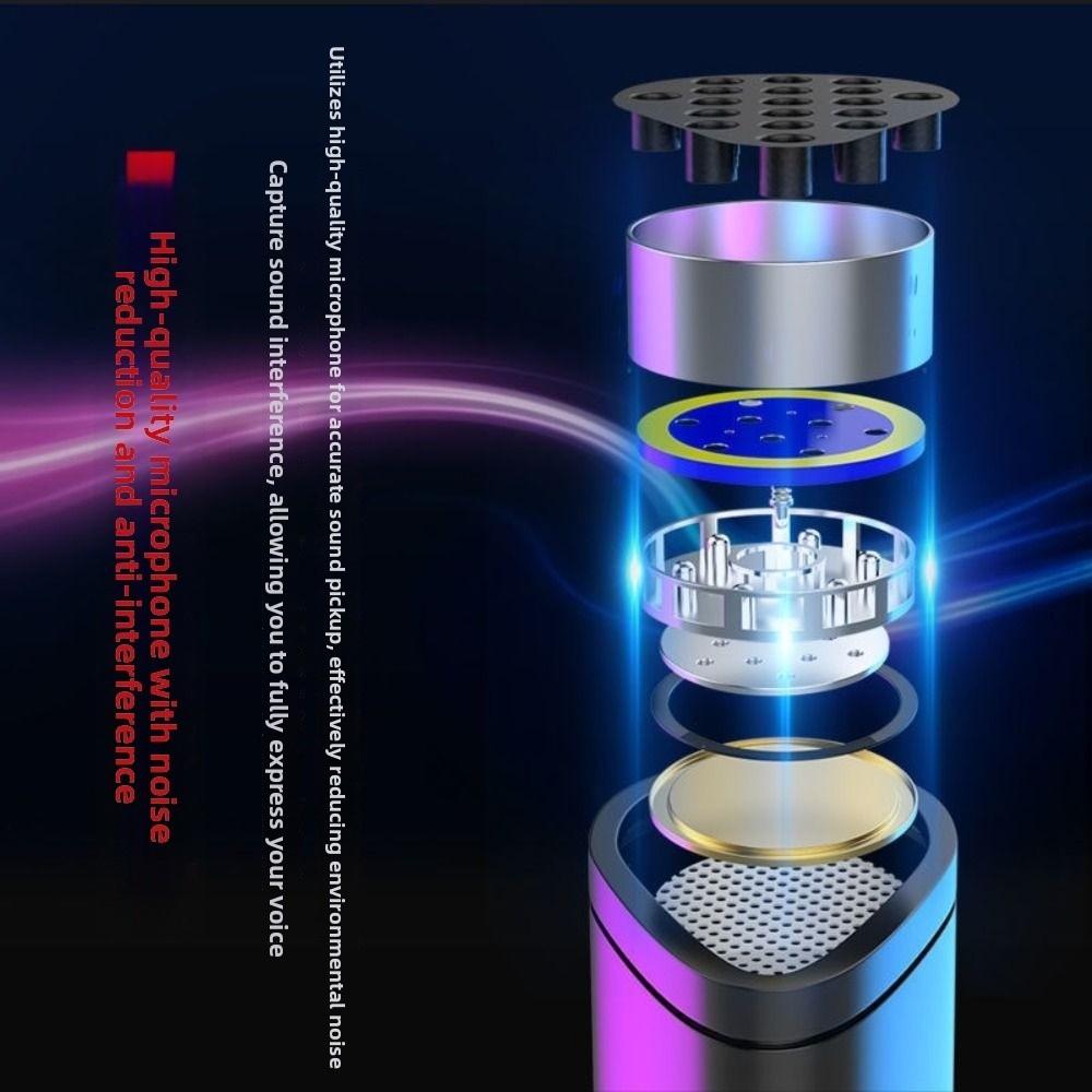 High-Definition Audio Wire Gaming Mic 360° Rotatable Recording Microphone  Studio Recording