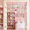 Colorful Cloud Ball Curtain for Bedrooms, Tea Rooms & Bathrooms - Warm, Decorative Entryway Curtain