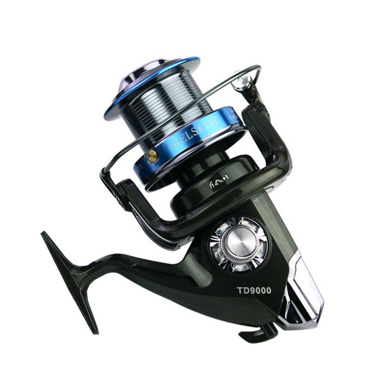 Long Casting Surf Fishing Reel Metal Spool Carp Fishing Spinning Reel Big 8000 9000 Series CNC Rocker Arm Sea Feeder Reels