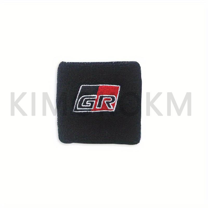 

1pc For Toyota GR Style Reservoir Brake Clutch Oil Tank Cap Socks GRSport Reservoir Tank Cover Oil Catch Tank Can Cover Sock Black GR