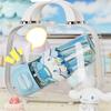 X&W 630ml Tritan Water Bottle Cartoon Kuromi/My Melody Straw Water Cup Leak-proof Double-drinking Mug with Cup Sleeve Kid's Gift